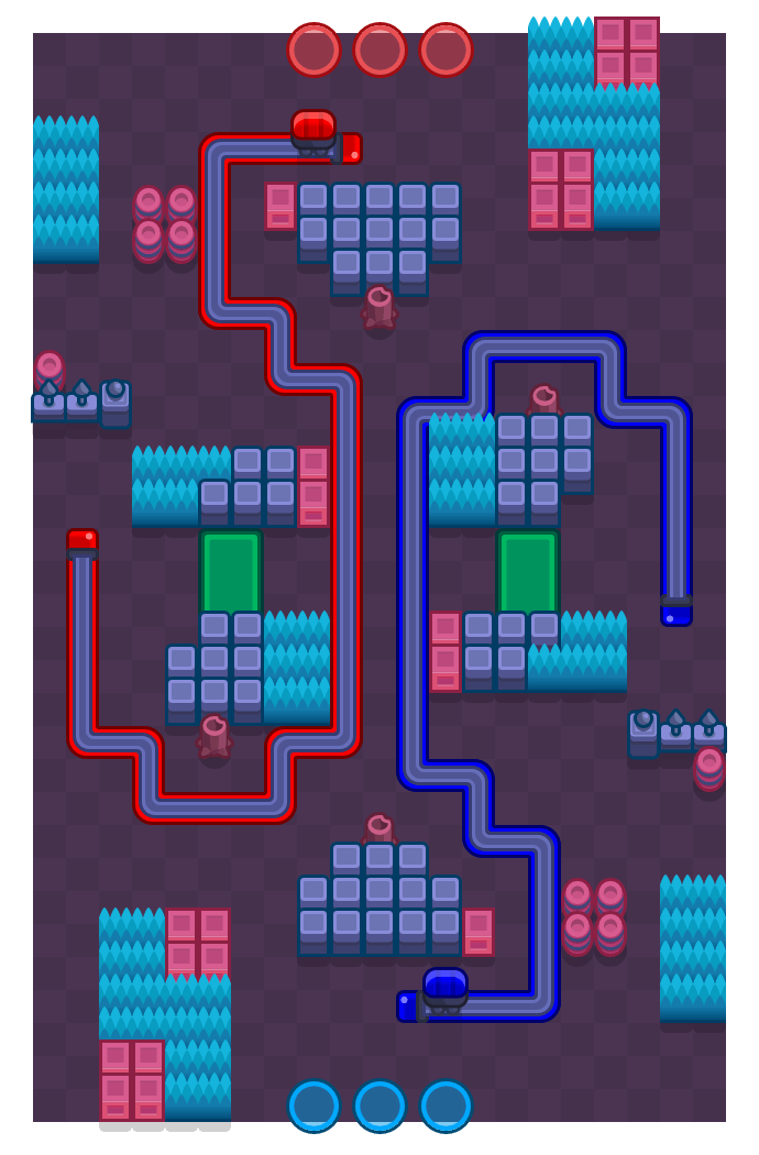 Backhaul Brawl Stars map