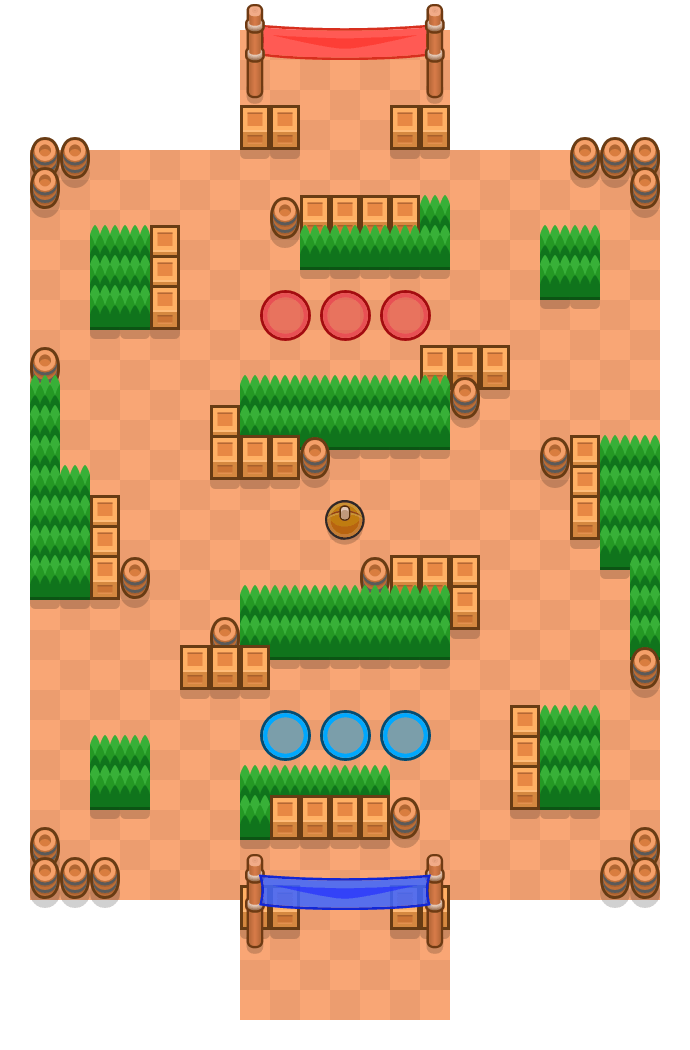 Beach Ball Brawl Stars map