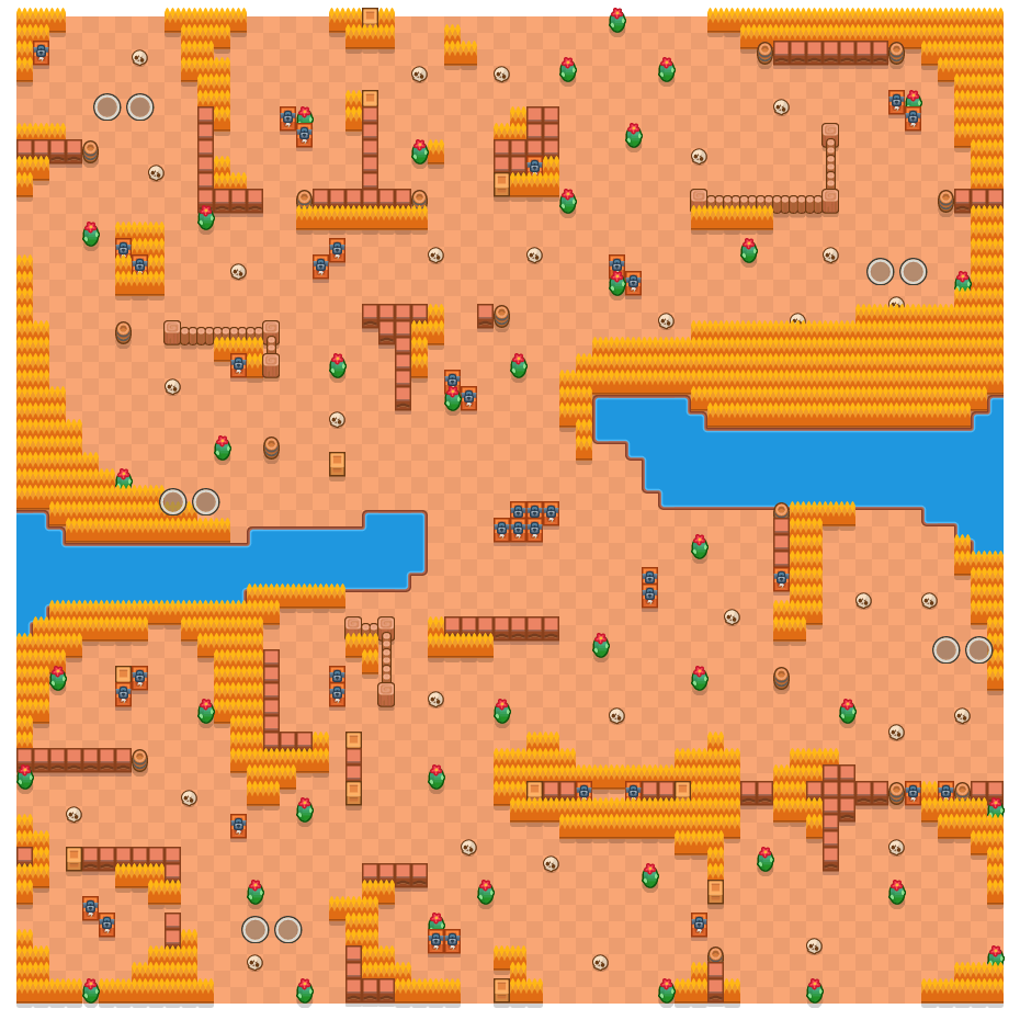 Dark Passage Brawl Stars map