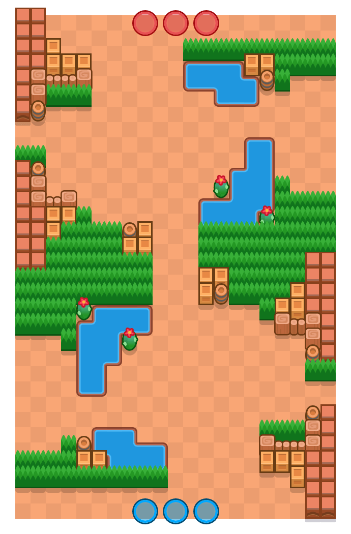 Four Levels Brawl Stars map