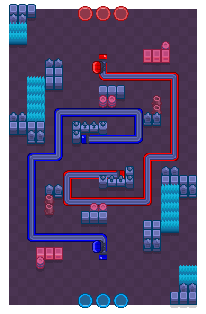 Highly Trafficated Brawl Stars map