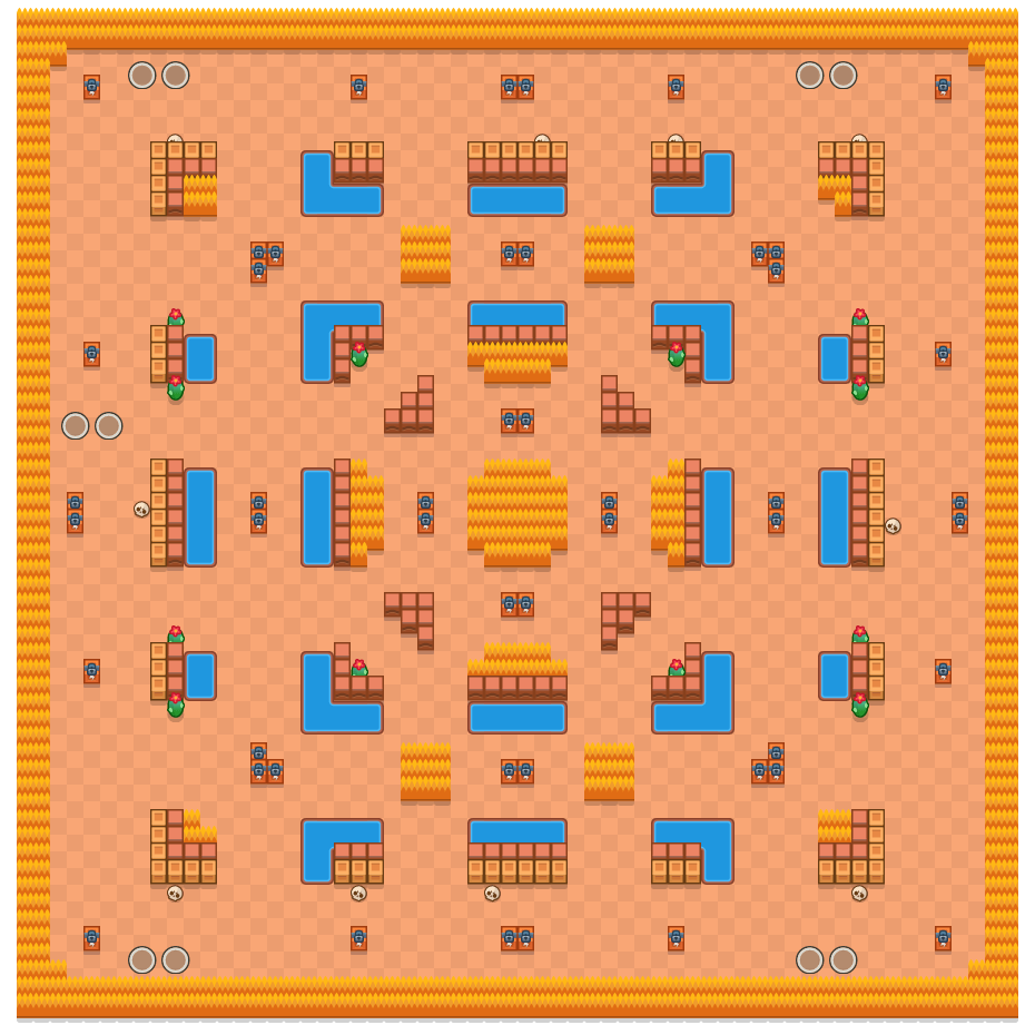 Marksman's Paradise Brawl Stars map