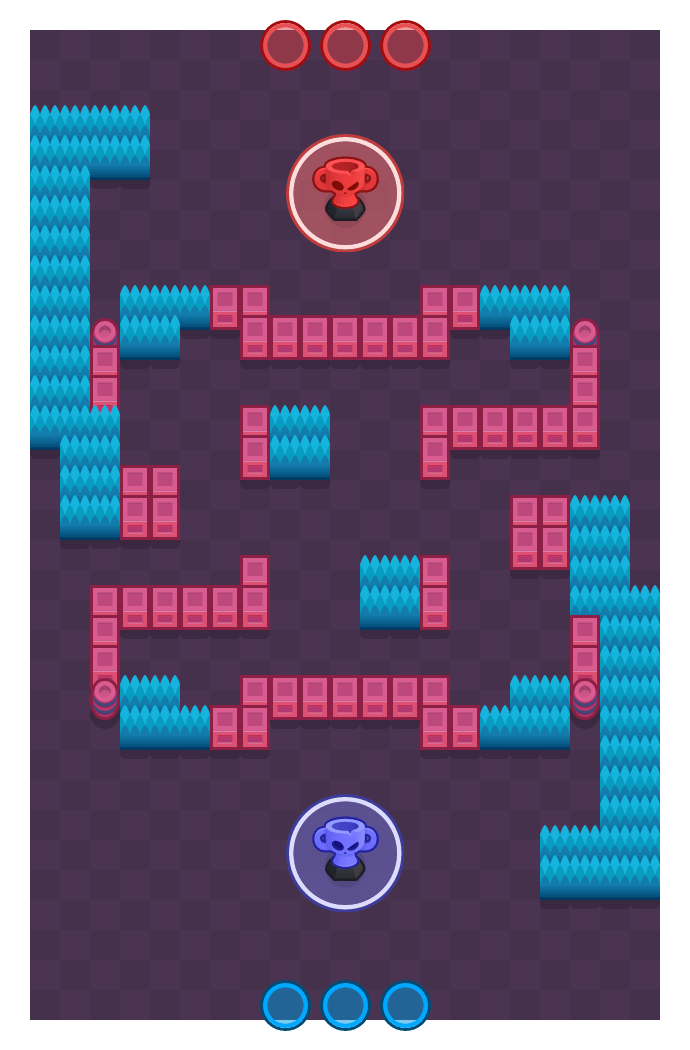 Maze Creep Brawl Stars map