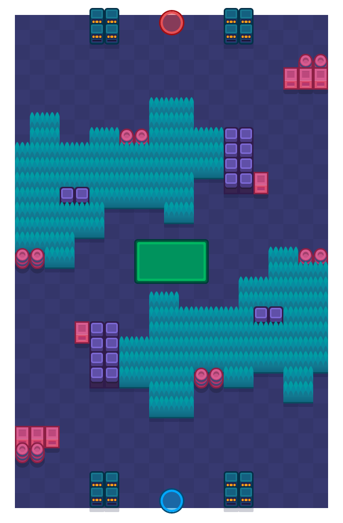 Meadow of the Crane Brawl Stars map