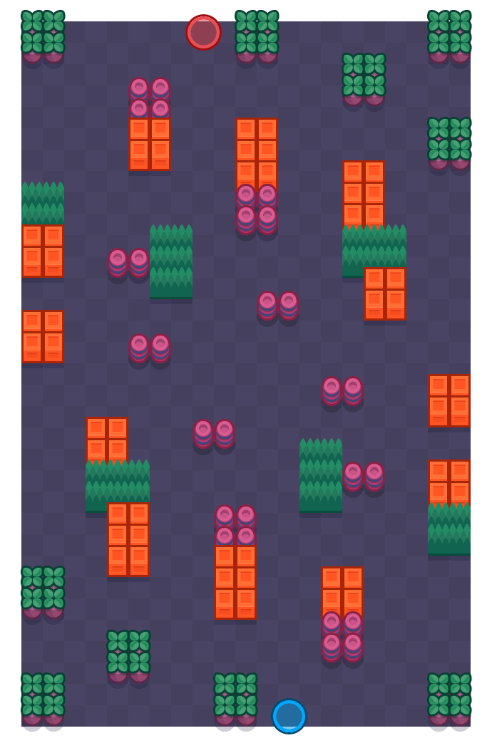 Monkey Maze Brawl Stars map