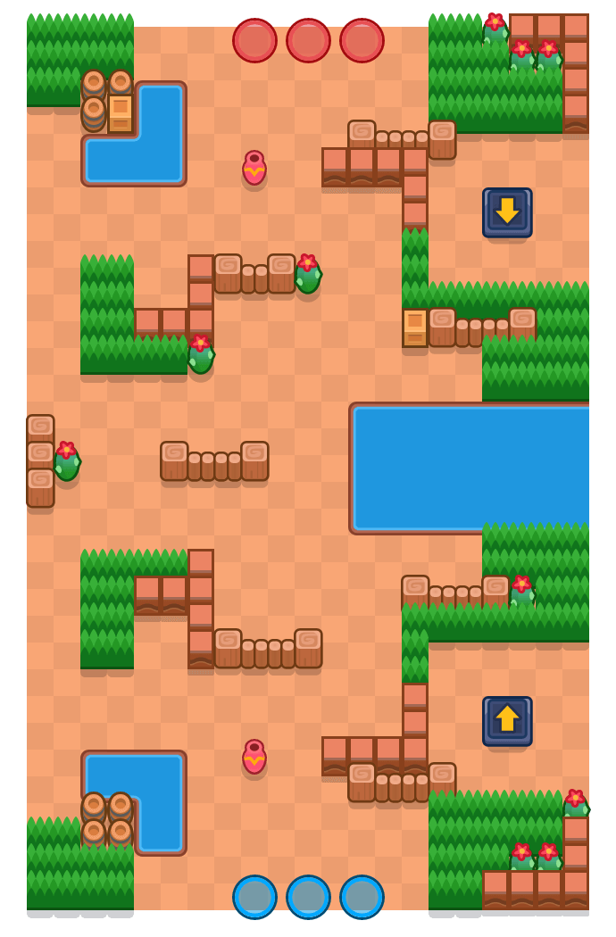 Paperback Pond Brawl Stars map