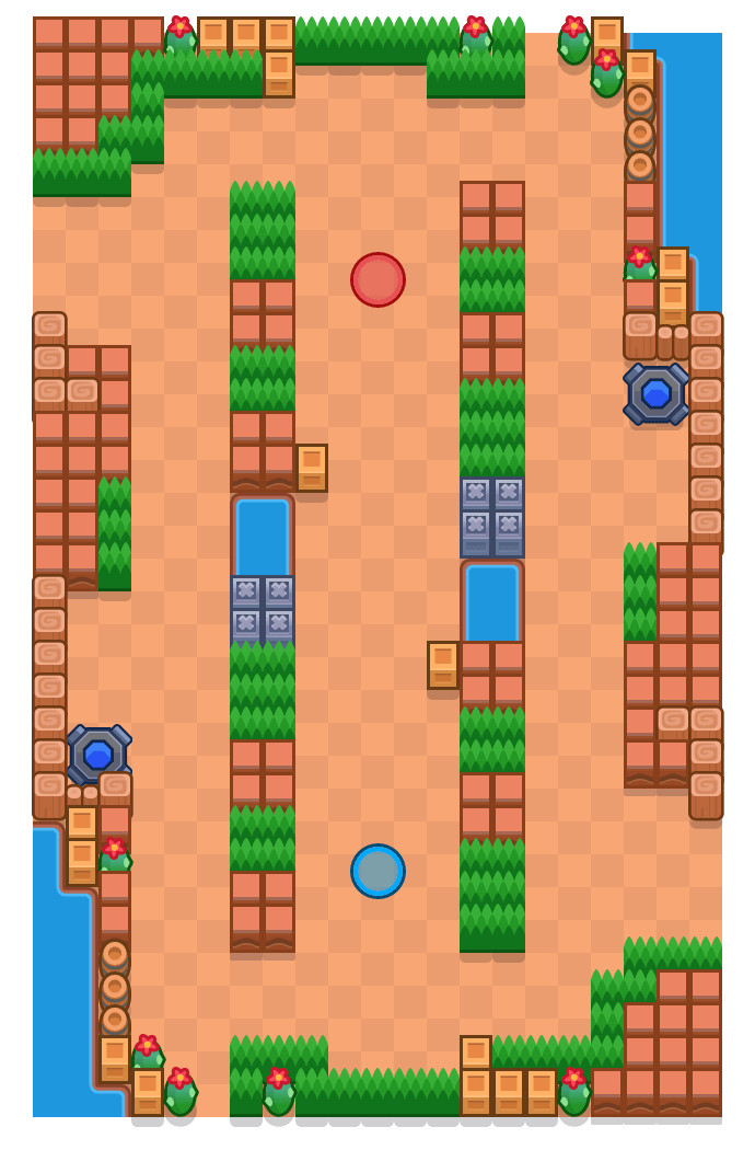 Pillars of Doom Brawl Stars map