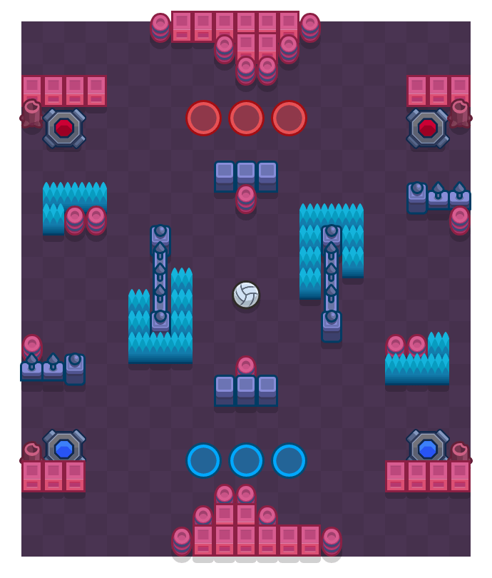 Power Alley Brawl Stars map