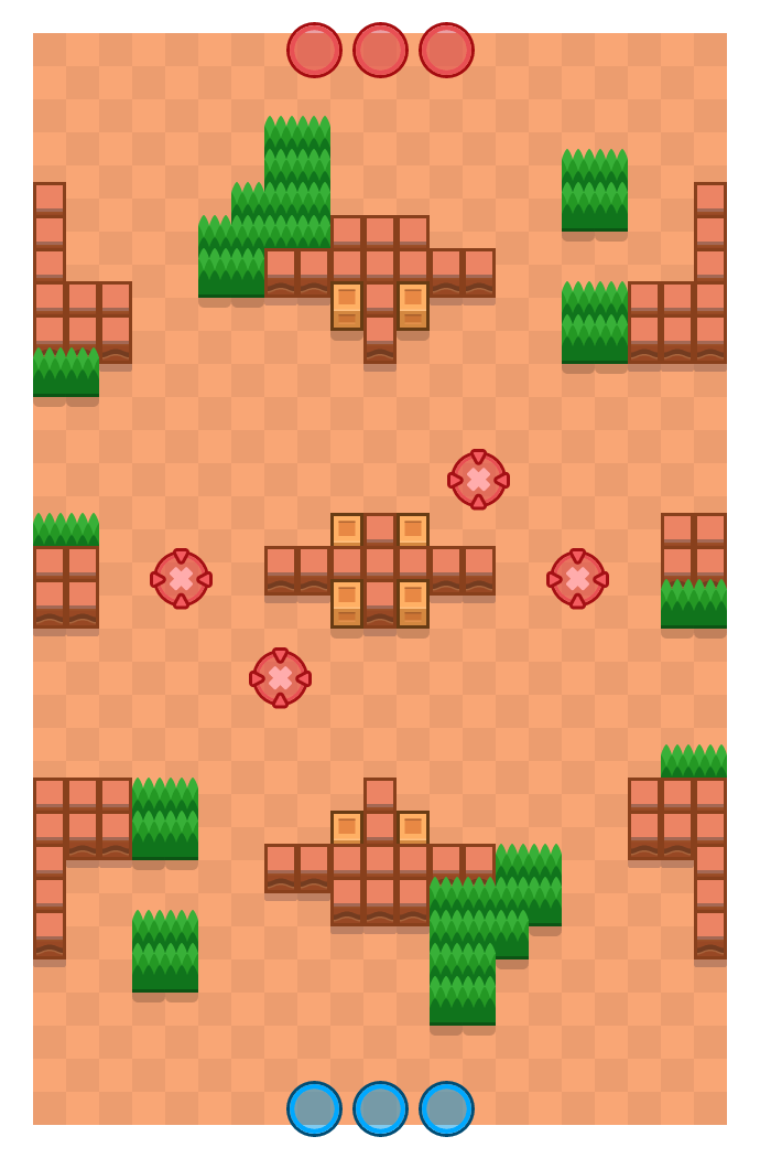 Quadrants Brawl Stars map