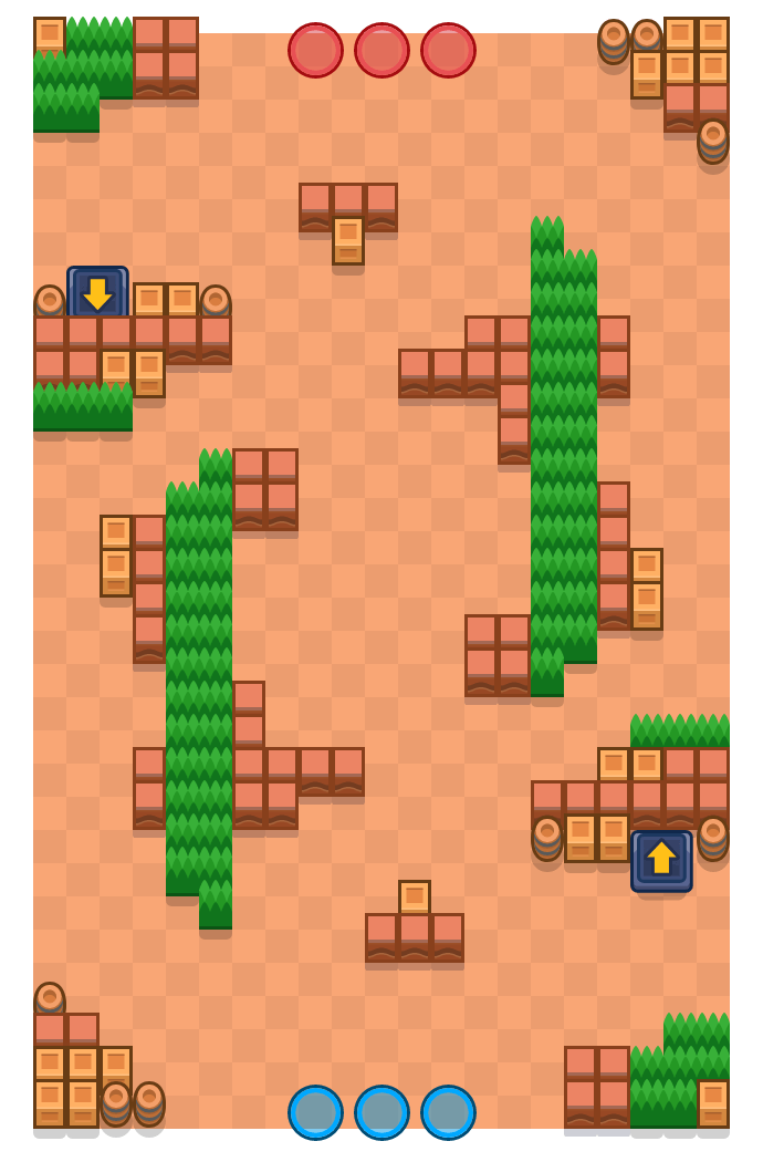 Reef Raiding Brawl Stars map