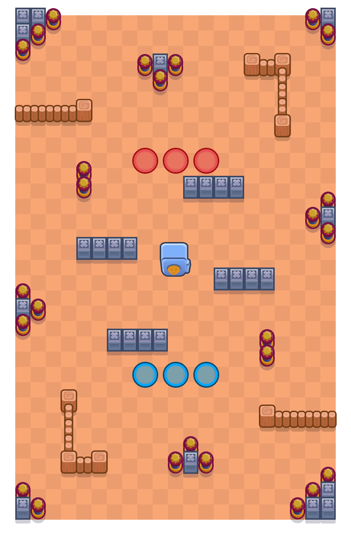 Rusty Rebound Brawl Stars map