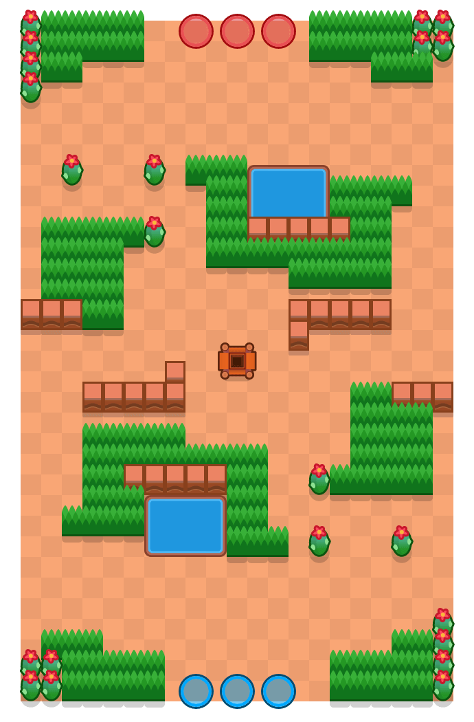 Sneaky Sneak Brawl Stars map