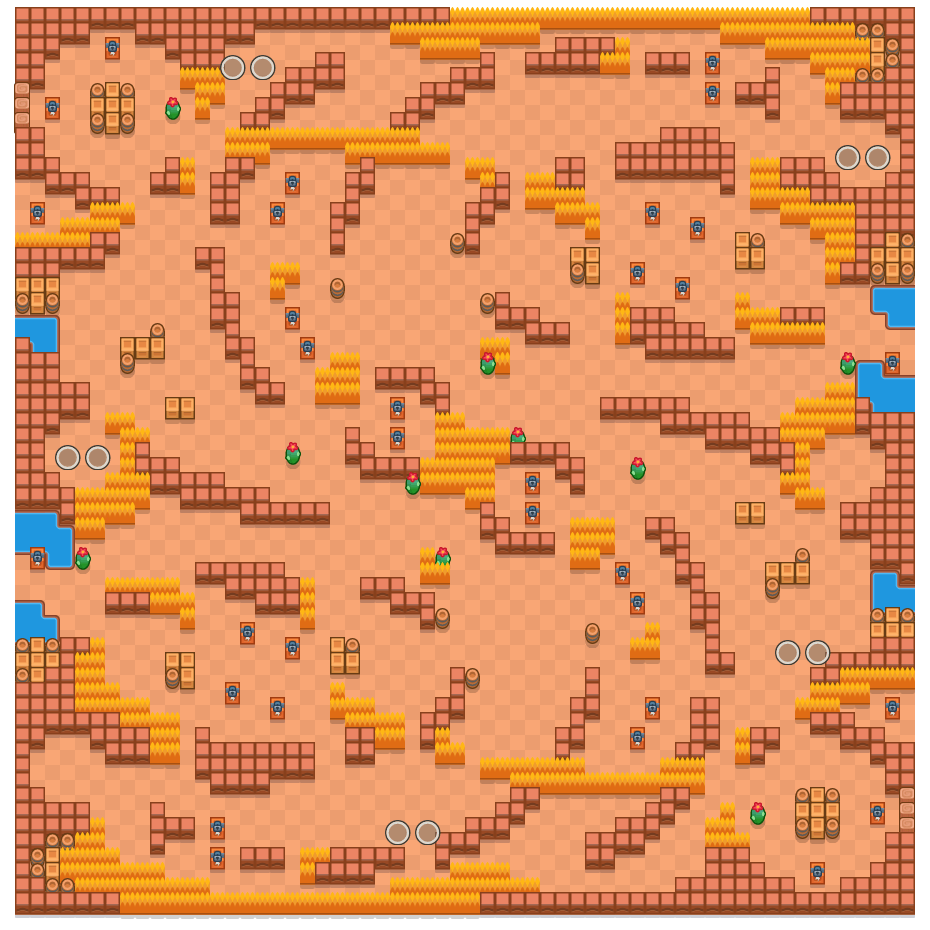 Sunset Vista Brawl Stars map