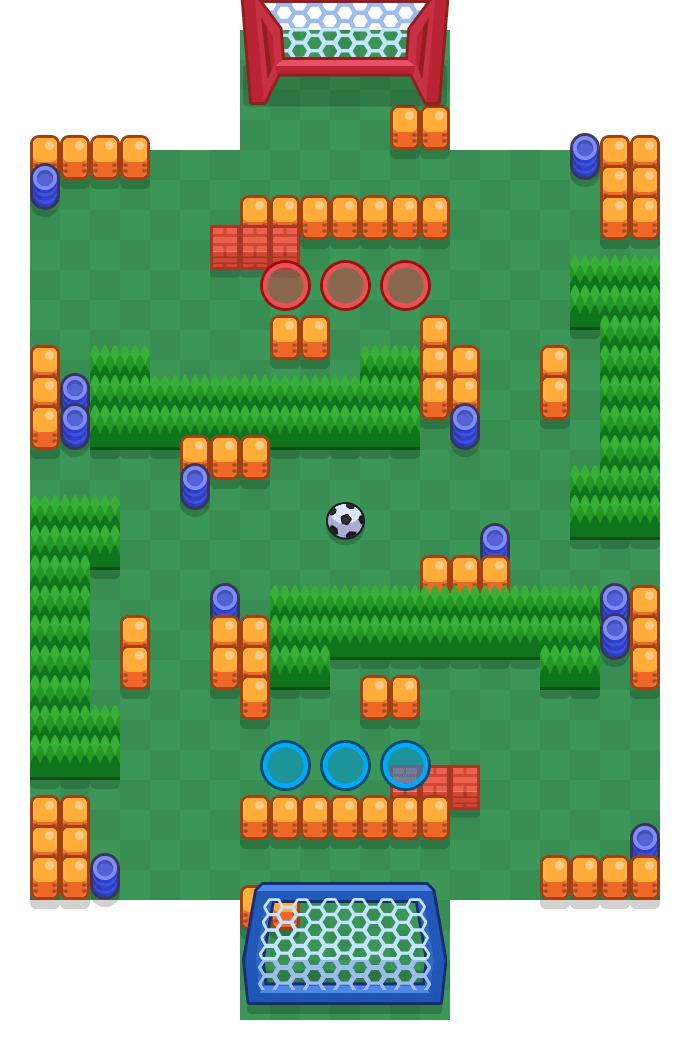 Weak Foot Brawl Stars map